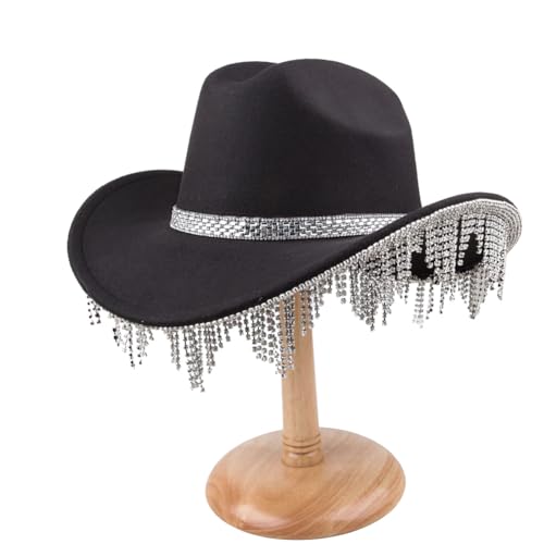 TMTGTS Cowboyhut Westernhut Sonnenhut Sommerhut Breiter Krempe hut Modehut Faschingshut für Weihnachtskarneval Maskerade Hochzeiten Dinnerpartys Bälle Nachtclub Weihnachtskarneval Geburtstagsteil TMTGTS Cowboyhut Westernhut Sonnenhut Sommerhut Breiter Krempe hut Modehut Faschingshut für Weihnachtskarneval Maskerade Hochzeiten Dinnerpartys Bälle Nachtclub Weihnachtskarneval Geburtstagsteil von TMTGTS