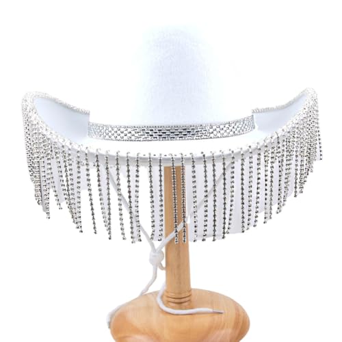 TMTGTS Cowboyhut Westernhut Sonnenhut Sommerhut Breiter Krempe hut Modehut Faschingshut für Weihnachtskarneval Maskerade Hochzeiten Dinnerpartys Bälle Nachtclub Weihnachtskarneval Geburtstagsteil TMTGTS Cowboyhut Westernhut Sonnenhut Sommerhut Breiter Krempe hut Modehut Faschingshut für Weihnachtskarneval Maskerade Hochzeiten Dinnerpartys Bälle Nachtclub Weihnachtskarneval Geburtstagsteil von TMTGTS