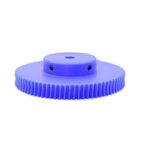 TNBCCXN Gears 1 Stück 1:20 1:25 1:30 1:35 1:40 1:50 1:60 1:80 Übersetzungsverhältnis 1M Blaues Nylon, 8mm Bohrung(50T) von TNBCCXN