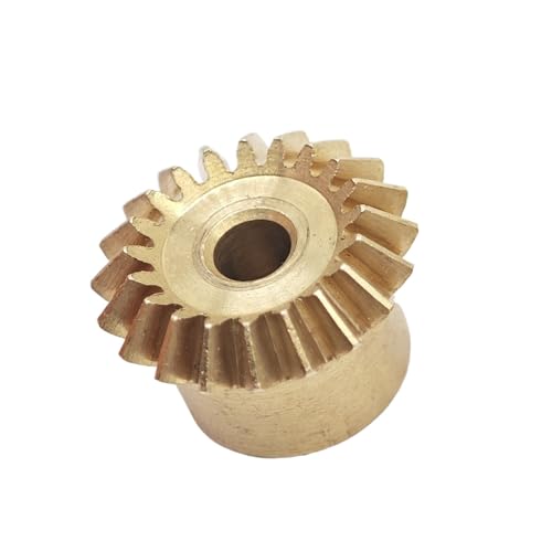 TNBCCXN Gears 1 stücke Messing 90 Grad Kegelrad Mini 0,5 Modul 15T 18T 20T 25T, 3mm Loch Ritzel(18T 2mm Hole) von TNBCCXN