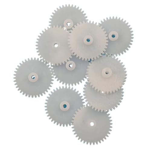 TNBCCXN Gears 10 Stück 0,5 M 503A 508A Kunststoffzahnrad, einlagiges zylindrisches Zahnrad, 3 mm Bohrung(50T) von TNBCCXN