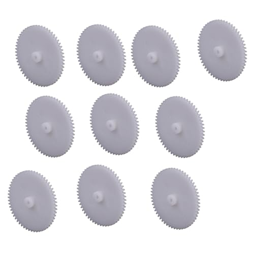 TNBCCXN Gears 10 stücke 1,6mm Dicke 0,5 M Kunststoff Flache Zahnrad 2,5mm Innen Loch Ritzel(52T) von TNBCCXN