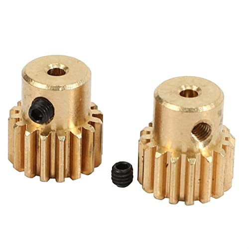 TNBCCXN Gears Getriebewinkel, 2 Stück, 0,7 Modul, 16 Zähne, Motor-Stirnrad, 3 mm Bohrung TNBCCXN Gears Getriebewinkel, 2 Stück, 0,7 Modul, 16 Zähne, Motor-Stirnrad, 3 mm Bohrung von TNBCCXN