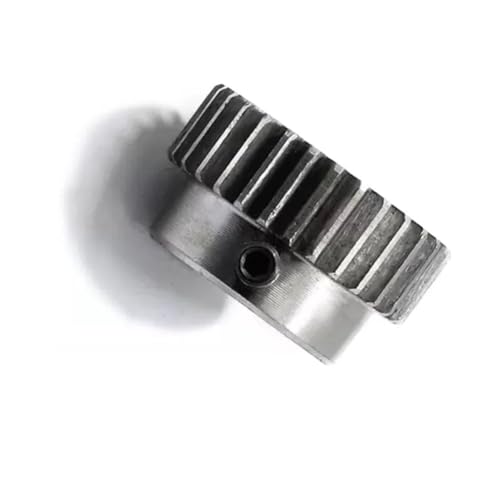 TNBCCXN Gears Zylindrischer Antrieb, 1 Stück, 0,7M, 16Zahn, Ritzel aus Kohlenstoffstahl, Stirnrad mit Stufe(5mm) von TNBCCXN
