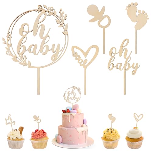 TNEDFOD Cake Topper Holz von TNEDFOD