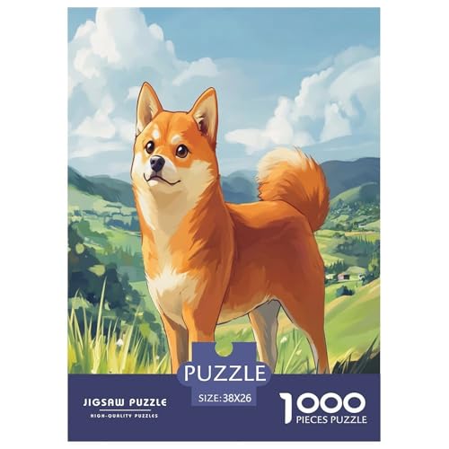 Akita Hund Puzzle 1000-teilige Schwer Puzzle Spielzeug Lernspiel Impossible Herausforderungsspielzeug Für Erwachsene Und Kinder in Bewährter 38x26cm/1000pcs Akita Hund Puzzle 1000-teilige Schwer Puzzle Spielzeug Lernspiel Impossible Herausforderungsspielzeug Für Erwachsene Und Kinder in Bewährter 38x26cm/1000pcs von TNSGHAVED