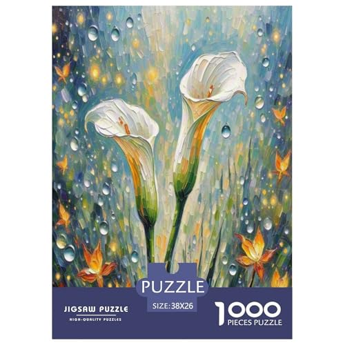 Calla Lilie Puzzle 1000-teilige Schwer Puzzle Spielzeug Lernspiel Impossible Herausforderung Spielzeug Für Erwachsene Und Kinder in Bewährter 38x26cm/1000pcs Calla Lilie Puzzle 1000-teilige Schwer Puzzle Spielzeug Lernspiel Impossible Herausforderung Spielzeug Für Erwachsene Und Kinder in Bewährter 38x26cm/1000pcs von TNSGHAVED