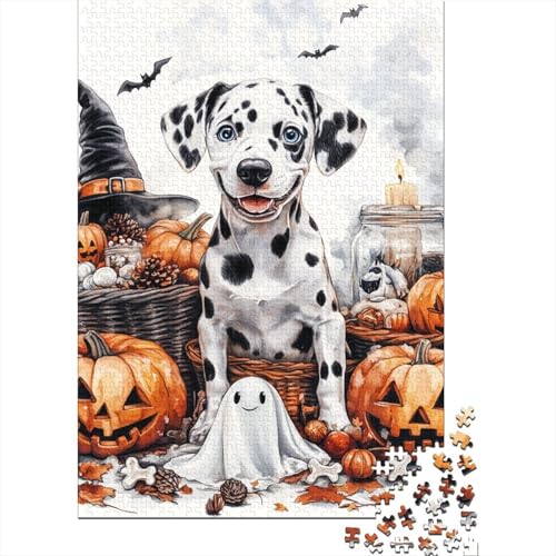 Dalmation Puzzle 1000 Teile Schwer Puzzle Spielzeug Lernspiel Impossible Herausforderungsspielzeug Für Erwachsene Und Kinder in Bewährter 1000pcs (75x50cm) von TNSGHAVED