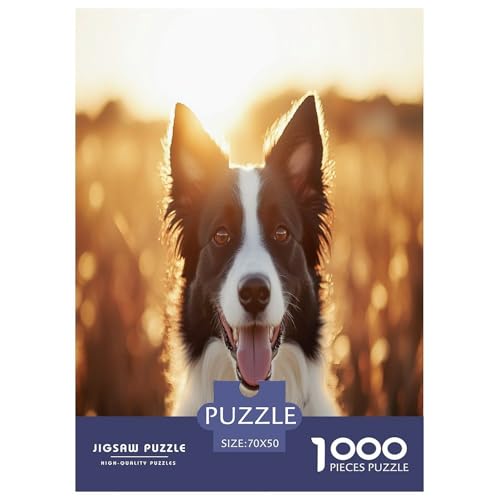 Der Border Collie Puzzle 1000 Teile Schwer Puzzle Spielzeug Lernspiel Impossible Herausforderungsspielzeug Für Erwachsene Und Kinder Ab 12 Jahren 70x50cm/1000pcs Der Border Collie Puzzle 1000 Teile Schwer Puzzle Spielzeug Lernspiel Impossible Herausforderungsspielzeug Für Erwachsene Und Kinder Ab 12 Jahren 70x50cm/1000pcs von TNSGHAVED