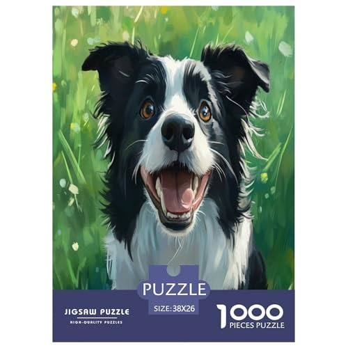 Der Border Collie Puzzle 1000-teilige Schwer Puzzle Spielzeug Lernspiel Impossible Herausforderungsspielzeug Für Erwachsene Kinder 38x26cm/1000pcs Der Border Collie Puzzle 1000-teilige Schwer Puzzle Spielzeug Lernspiel Impossible Herausforderungsspielzeug Für Erwachsene Kinder 38x26cm/1000pcs von TNSGHAVED