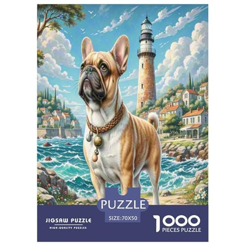 Der Cairn Terrier Puzzles 1000 Teile Schwer Puzzle Spielzeug Lernspiel Impossible Herausforderungsspielzeug Für Erwachsene Und Kinder in Bewährter 70x50cm/1000pcs von TNSGHAVED