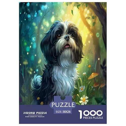 Der Skye Terrier Puzzle 1000 Teile Schwer Puzzle Spielzeug Pädagogisches Spiel Impossible Herausforderungsspielzeug Für Erwachsene Und Kinder in Bewährter 38x26cm/1000pcs Der Skye Terrier Puzzle 1000 Teile Schwer Puzzle Spielzeug Pädagogisches Spiel Impossible Herausforderungsspielzeug Für Erwachsene Und Kinder in Bewährter 38x26cm/1000pcs von TNSGHAVED
