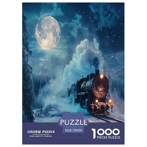 Dreamtrain Puzzles 1000 Teile Schwer Puzzle Spielzeug Lernspiel Impossible Herausforderung Spielzeug Für Erwachsene Und Kinder Ab 14 Jahren 70x50cm/1000pcs von TNSGHAVED