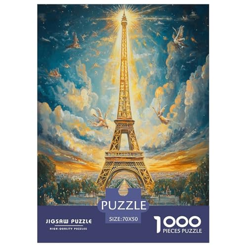 Eiffelturm Puzzle 1000 Teile Schwer Puzzle Spielzeug Lernspiel Impossible Herausforderungsspielzeug Für Erwachsene Und Kinder in Bewährter 70x50cm/1000pcs Eiffelturm Puzzle 1000 Teile Schwer Puzzle Spielzeug Lernspiel Impossible Herausforderungsspielzeug Für Erwachsene Und Kinder in Bewährter 70x50cm/1000pcs von TNSGHAVED