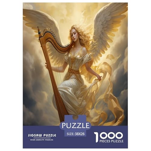 Engel Puzzles 1000 Teile Schwer Puzzle Spielzeug Lernspiel Impossible Herausforderung Spielzeug Für Erwachsene Und Kinder Ab 14 Jahren 38x26cm/1000pcs von TNSGHAVED