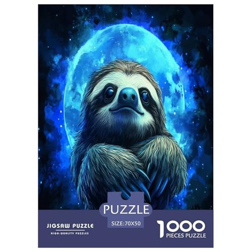 Faulheit Puzzle 1000 Teile Schwer Puzzle Spielzeug Pädagogisches Spiel Impossible Herausforderungsspielzeug Für Erwachsene Kinder 70x50cm/1000pcs von TNSGHAVED