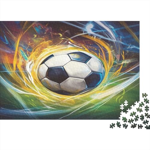 Fußball Puzzle 1000 Teile Puzzle Für Erwachsene Und Kinder Ab 14 Jahren Puzzel 1000pcs (75x50cm) von TNSGHAVED