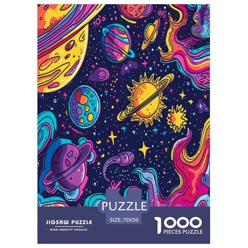 Himmlischer Körper Puzzles 1000 Teile Schwer Puzzle Spielzeug Pädagogisches Spiel Impossible Herausforderungsspielzeug Für Erwachsene Und Kinder Ab 12 Jahren 70x50cm/1000pcs von TNSGHAVED