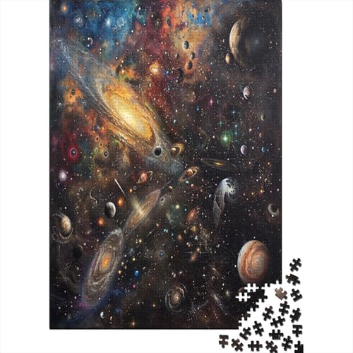 Kosmische Planeten Puzzle 1000 Teile Puzzles Für Erwachsene Klassische Puzzles 1000 Teile Erwachsene Puzzlespiel Erwachsene 1000 Teile Erwachsenen Puzzlespiel Puzzel 1000pcs (75x50cm) von TNSGHAVED