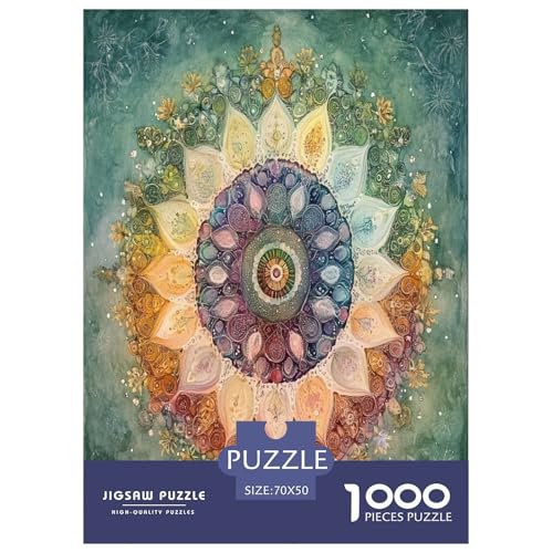 Mandala Puzzle 1000-teilige Schwer Puzzle Spielzeug Lernspiel Impossible Herausforderungsspielzeug Für Erwachsene Und Kinder in Bewährter 70x50cm/1000pcs Mandala Puzzle 1000-teilige Schwer Puzzle Spielzeug Lernspiel Impossible Herausforderungsspielzeug Für Erwachsene Und Kinder in Bewährter 70x50cm/1000pcs von TNSGHAVED