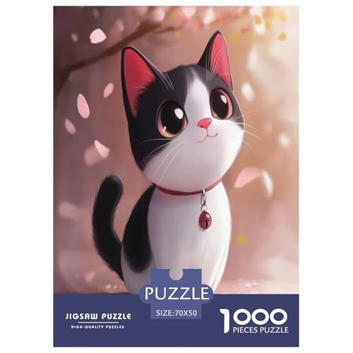 Niedliche Katze Puzzle 1000-teilige Schwer Puzzle Spielzeug Lernspiel Impossible Herausforderung Spielzeug Für Erwachsene Und Kinder Ab 12 Jahren 70x50cm/1000pcs Niedliche Katze Puzzle 1000-teilige Schwer Puzzle Spielzeug Lernspiel Impossible Herausforderung Spielzeug Für Erwachsene Und Kinder Ab 12 Jahren 70x50cm/1000pcs von TNSGHAVED
