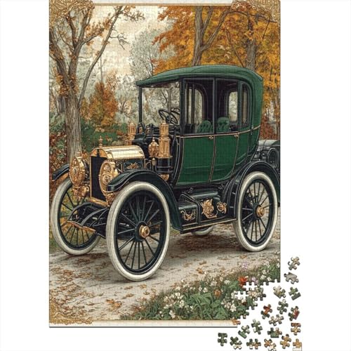 Oldtimer Puzzle 1000-teilige Schwer Puzzle Spielzeug Lernspiel Impossible Herausforderungsspielzeug Für Erwachsene Und Kinder in Bewährter 1000pcs (75x50cm) von TNSGHAVED