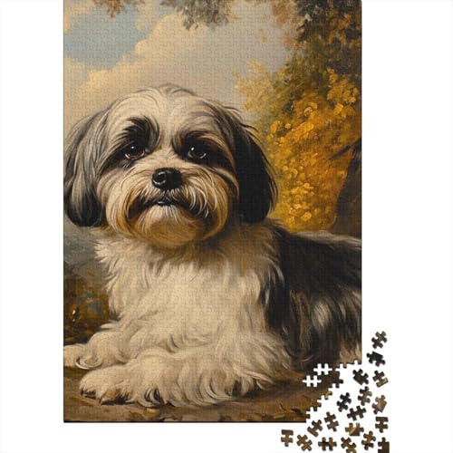 Pekingeserr Puzzles 1000 Teile Schwer Puzzle Spielzeug Pädagogisches Spiel Impossible Herausforderung Spielzeug Für Erwachsene Und Kinder Ab 12 Jahren 1000pcs (75x50cm) von TNSGHAVED