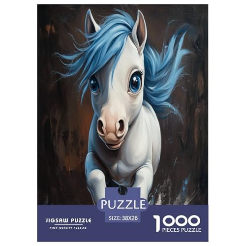 Pferd Puzzle 1000 Teile Schwer Puzzle Spielzeug Pädagogisches Spiel Impossible Herausforderungsspielzeug Für Erwachsene Und Kinder Ab 12 Jahren 38x26cm/1000pcs Pferd Puzzle 1000 Teile Schwer Puzzle Spielzeug Pädagogisches Spiel Impossible Herausforderungsspielzeug Für Erwachsene Und Kinder Ab 12 Jahren 38x26cm/1000pcs von TNSGHAVED