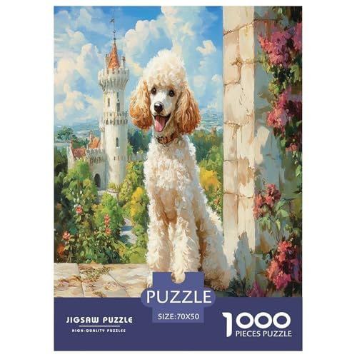 Poodle Puzzle 1000 Teile Schwer Puzzle Spielzeug Lernspiel Impossible Herausforderung Spielzeug Für Erwachsene Kinder 70x50cm/1000pcs Poodle Puzzle 1000 Teile Schwer Puzzle Spielzeug Lernspiel Impossible Herausforderung Spielzeug Für Erwachsene Kinder 70x50cm/1000pcs von TNSGHAVED