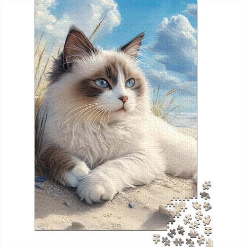 Ragdoll Puzzles 1000 Teile Schwer Puzzle Spielzeug Lernspiel Impossible Herausforderung Spielzeug Für Erwachsene Und Kinder Ab 14 Jahren 1000pcs (75x50cm) von TNSGHAVED