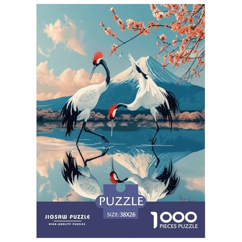 Rot gekrönter Kran Puzzle 1000 Teile Schwer Puzzle Spielzeug Lernspiel Impossible Herausforderungsspielzeug Für Erwachsene Und Kinder Ab 12 Jahren 38x26cm/1000pcs Rot gekrönter Kran Puzzle 1000 Teile Schwer Puzzle Spielzeug Lernspiel Impossible Herausforderungsspielzeug Für Erwachsene Und Kinder Ab 12 Jahren 38x26cm/1000pcs von TNSGHAVED