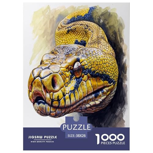 Schlange Puzzle 1000-teilige Schwer Puzzle Spielzeug Lernspiel Impossible Herausforderung Spielzeug Für Erwachsene Und Kinder Ab 12 Jahren 38x26cm/1000pcs Schlange Puzzle 1000-teilige Schwer Puzzle Spielzeug Lernspiel Impossible Herausforderung Spielzeug Für Erwachsene Und Kinder Ab 12 Jahren 38x26cm/1000pcs von TNSGHAVED