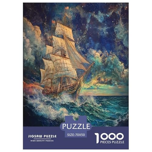 Segelboot Puzzle 1000-teilige Schwer Puzzle Spielzeug Pädagogisches Spiel Impossible Herausforderungsspielzeug Für Erwachsene Und Kinder Ab 14 Jahren 70x50cm/1000pcs Segelboot Puzzle 1000-teilige Schwer Puzzle Spielzeug Pädagogisches Spiel Impossible Herausforderungsspielzeug Für Erwachsene Und Kinder Ab 14 Jahren 70x50cm/1000pcs von TNSGHAVED