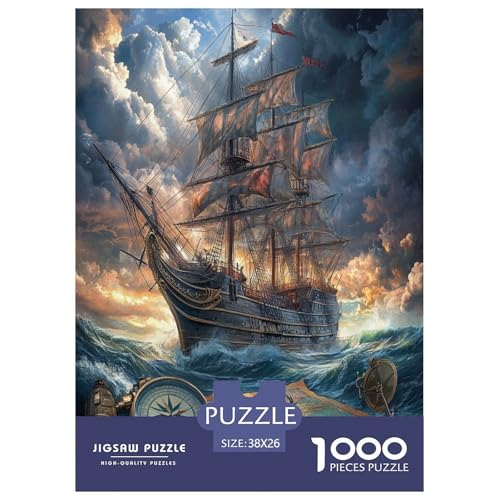 Segelboot Puzzles 1000 Teile Schwer Puzzle Spielzeug Lernspiel Impossible Herausforderung Spielzeug Für Erwachsene Und Kinder Ab 14 Jahren 38x26cm/1000pcs Segelboot Puzzles 1000 Teile Schwer Puzzle Spielzeug Lernspiel Impossible Herausforderung Spielzeug Für Erwachsene Und Kinder Ab 14 Jahren 38x26cm/1000pcs von TNSGHAVED
