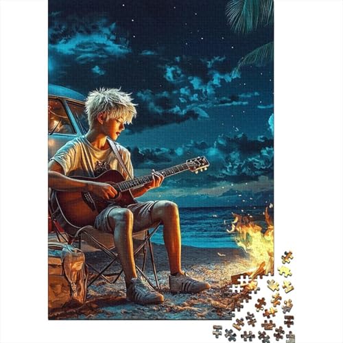 Strand Puzzle 1000-teilige Schwer Puzzle Spielzeug Pädagogisches Spiel Impossible Herausforderung Spielzeug Für Erwachsene Kinder 1000pcs (75x50cm) von TNSGHAVED