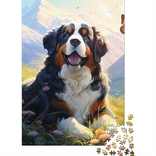 Tibetanischer Mastiff Puzzle 1000-teilige Schwer Puzzle Spielzeug Pädagogisches Spiel Impossible Herausforderungsspielzeug Für Erwachsene Und Kinder Ab 12 Jahren 1000pcs (75x50cm) von TNSGHAVED