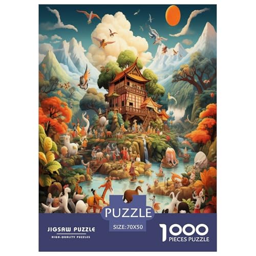 Tierwelt Puzzle 1000 Teile Schwer Puzzle Spielzeug Lernspiel Impossible Herausforderung Spielzeug Für Erwachsene Und Kinder Ab 14 Jahren 70x50cm/1000pcs Tierwelt Puzzle 1000 Teile Schwer Puzzle Spielzeug Lernspiel Impossible Herausforderung Spielzeug Für Erwachsene Und Kinder Ab 14 Jahren 70x50cm/1000pcs von TNSGHAVED