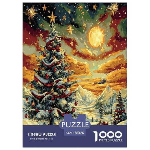 Weihnachtsbaum Puzzle 1000-teilige Schwer Puzzle Spielzeug Pädagogisches Spiel Impossible Herausforderung Spielzeug Für Erwachsene Kinder 38x26cm/1000pcs Weihnachtsbaum Puzzle 1000-teilige Schwer Puzzle Spielzeug Pädagogisches Spiel Impossible Herausforderung Spielzeug Für Erwachsene Kinder 38x26cm/1000pcs von TNSGHAVED