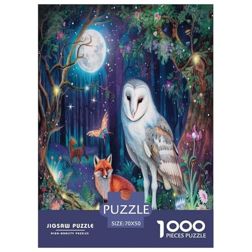 White Eule Puzzle 1000-teilige Schwer Puzzle Spielzeug Lernspiel Impossible Herausforderungsspielzeug Für Erwachsene Kinder 70x50cm/1000pcs White Eule Puzzle 1000-teilige Schwer Puzzle Spielzeug Lernspiel Impossible Herausforderungsspielzeug Für Erwachsene Kinder 70x50cm/1000pcs von TNSGHAVED