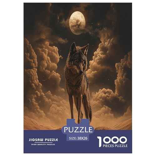 Wolf Puzzle 1000 Teile Schwer Puzzle Spielzeug Lernspiel Impossible Herausforderung Spielzeug Für Erwachsene Und Kinder in Bewährter 38x26cm/1000pcs Wolf Puzzle 1000 Teile Schwer Puzzle Spielzeug Lernspiel Impossible Herausforderung Spielzeug Für Erwachsene Und Kinder in Bewährter 38x26cm/1000pcs von TNSGHAVED