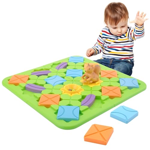 Logik Puzzle Labyrinth Brettspiele - Strecke und Straßenbau Puzzle-Spiel - Logischer Straßenbauer Builder Kinderspiele für Kinder Logik Puzzle Labyrinth Brettspiele - Strecke und Straßenbau Puzzle-Spiel - Logischer Straßenbauer Builder Kinderspiele für Kinder von TNSLAND