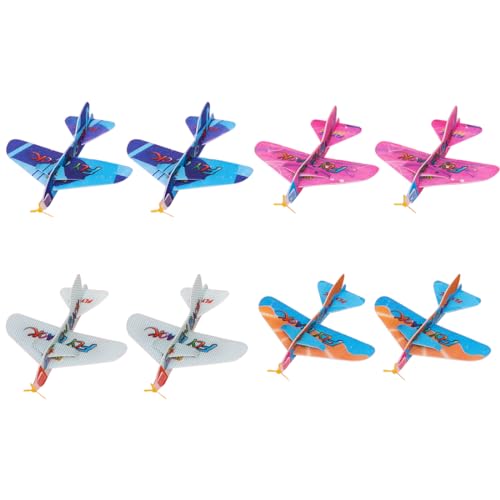TNSRAY Flugzeug Spielzeug Styroporflieger, 8 Stück Wurfgleiter Styroporflieger Katapult Pistole Kinderspielzeug, Kinder Outdoor Garten Interaktives Spiele Kindergeburtstag Geschenke Jungen TNSRAY Flugzeug Spielzeug Styroporflieger, 8 Stück Wurfgleiter Styroporflieger Katapult Pistole Kinderspielzeug, Kinder Outdoor Garten Interaktives Spiele Kindergeburtstag Geschenke Jungen von TNSRAY