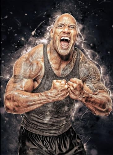 1000 Teile Puzzle Cast Fitness Sport Boxen Dwayne Poster Für Familie Stressabbau Lernspielzeug Kq39Pz 26x38CM von TNTEVX