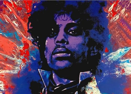 1000 Teile Vintage Singer Prince Poster Puzzle für Erwachsene und Familien, Lernspielzeug, Vy63Nt, 52 x 70 cm 1000 Teile Vintage Singer Prince Poster Puzzle für Erwachsene und Familien, Lernspielzeug, Vy63Nt, 52 x 70 cm von TNTEVX