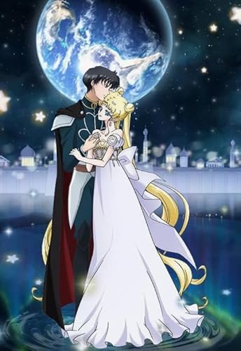 1000 Teile japanische Animes Tsukino Poster Puzzle für Erwachsene und Familien, Lernspielzeug, Xq404Zp, 52 x 70 cm von TNTEVX