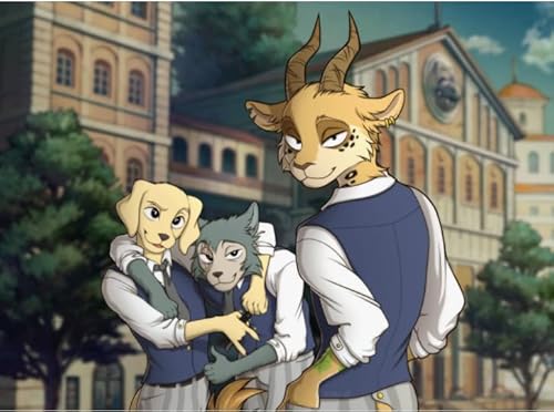 1000-teiliges Puzzle mit japanischen Anime-Beastars-Postern zum Stressabbau für die Familie, Lernspielzeug, Vy239Nt, 52 x 70 cm 1000-teiliges Puzzle mit japanischen Anime-Beastars-Postern zum Stressabbau für die Familie, Lernspielzeug, Vy239Nt, 52 x 70 cm von TNTEVX