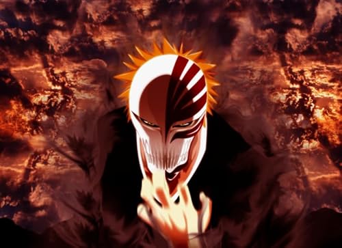 1000-teiliges Puzzle mit japanischen Anime-Figuren, Kurosaki Ichigo, Poster, Puzzle, lustiges Spiel, Spielzeug für Erwachsene, Kq97Pz, 38 x 52 cm 1000-teiliges Puzzle mit japanischen Anime-Figuren, Kurosaki Ichigo, Poster, Puzzle, lustiges Spiel, Spielzeug für Erwachsene, Kq97Pz, 38 x 52 cm von TNTEVX