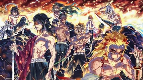 2000-teiliges Puzzle, Japanisches Anime-Poster Kamado Tanjirou, für Stressabbau in der Familie, Lernspielzeug, Gt80Vy, 70 x 100 cm von TNTEVX