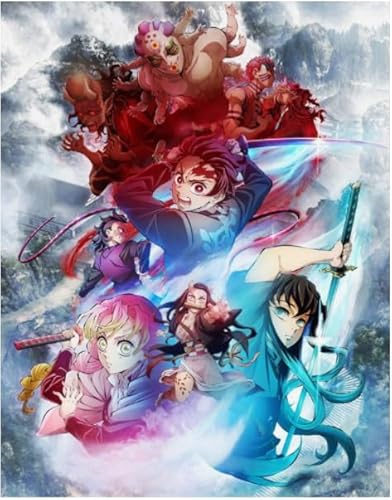 2000-teiliges Puzzle, Japanisches Anime-Poster Kamado Tanjirou, lustiges Spiel, Spielzeug für Erwachsene, Geschenk, Df46Pq, 70 x 100 cm von TNTEVX