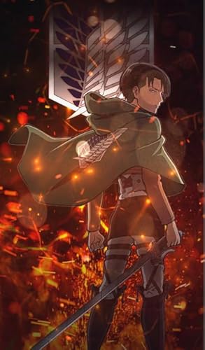2000-teiliges Puzzle mit japanischen Anime-Angriffen, Eren.Jaeger-Postern für Erwachsene, Familien-Lernspielzeug, Xq409Zp, 70 x 100 cm von TNTEVX